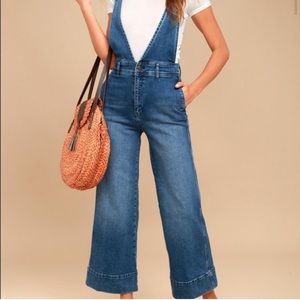 Free people a line overalls